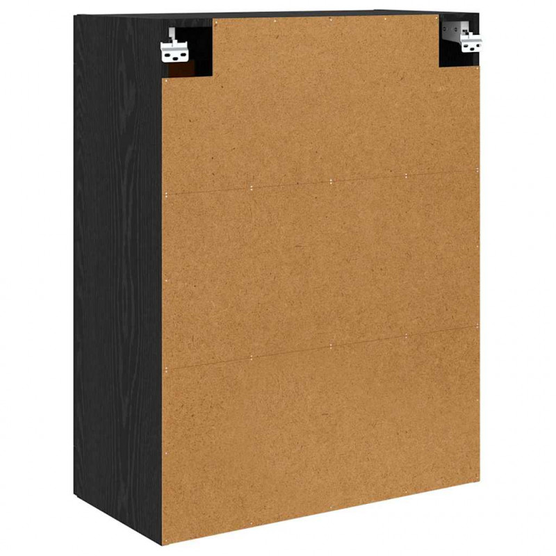 Szafka wisząca 2 pcs Czarny Dąb 69,5 x 34 x 90 cm
