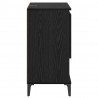 Komody 2 pcs Czarny Dąb 60 x 35 x 70 cm Materiał drewnopochodny