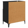 Komody 2 pcs Czarny Dąb 60 x 35 x 70 cm Materiał drewnopochodny
