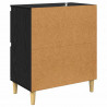 Komody 2 pcs Czarny Dąb 60 x 35 x 70 cm Materiał drewnopochodny