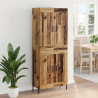 Highboard 2 pcs Stare drewno Materiał drewnopochodny