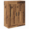 Highboard 2 pcs Stare drewno Materiał drewnopochodny