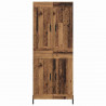 Highboard 2 pcs Stare drewno Materiał drewnopochodny