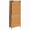 Highboard 2 pcs Stare drewno Materiał drewnopochodny