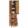 Highboard z szufladą Stare drewno 34,5 x 34 x 180 cm
