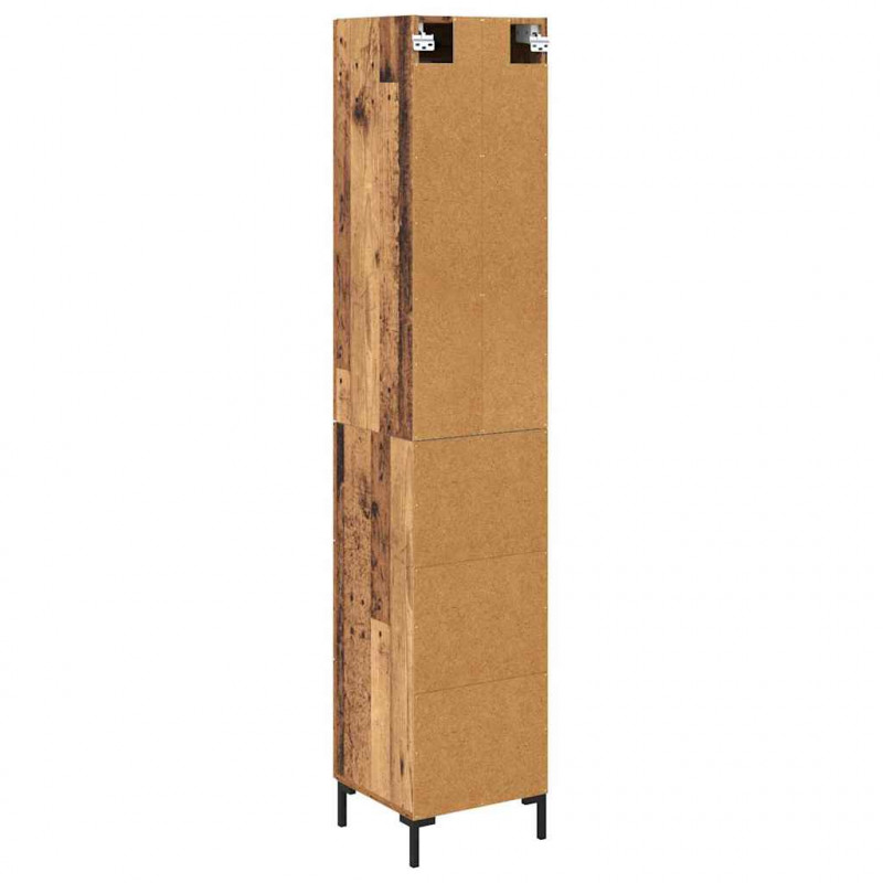 Highboard z szufladą Stare drewno 34,5 x 34 x 180 cm