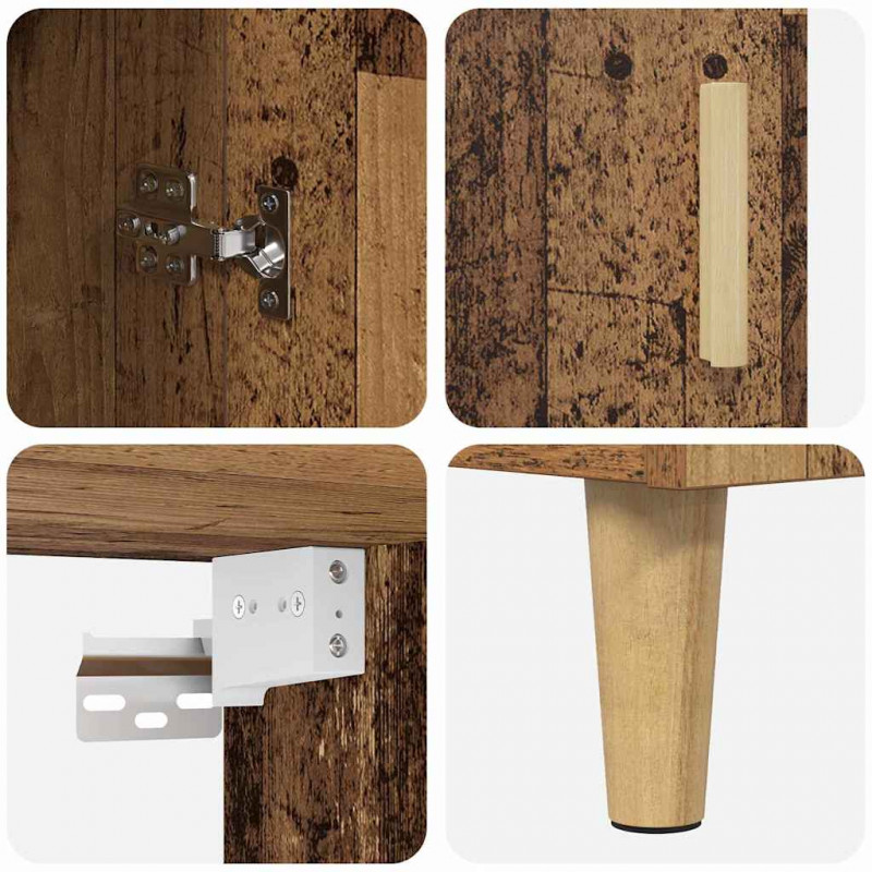 Highboard Stare drewno 69,5 x 32,5 x 180 cm