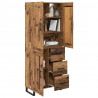 Highboard z szufladą Stare drewno 69,5 x 34 x 180 cm
