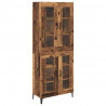 Highboard Montowane na ścianie Stare drewno 69,5 x 34 x 180 cm