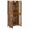 Highboard Montowane na ścianie Stare drewno 69,5 x 34 x 180 cm
