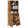 Highboard z szufladą Stare drewno 69,5 x 34 x 180 cm