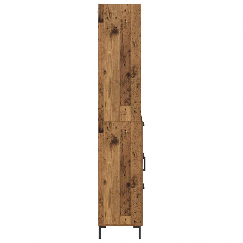 Highboard z szufladą Stare drewno 69,5 x 34 x 180 cm
