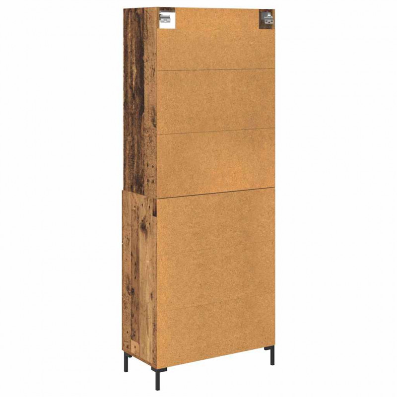 Highboard z szufladą Stare drewno 69,5 x 34 x 180 cm