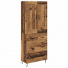 Highboard z szufladą Stare drewno 69,5 x 34 x 180 cm