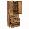 Highboard z szufladą Stare drewno 69,5 x 34 x 180 cm