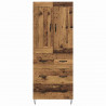 Highboard z szufladą Stare drewno 69,5 x 34 x 180 cm