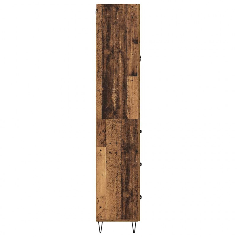 Highboard z szufladą Stare drewno 69,5 x 34 x 180 cm