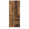 Highboard z szufladą 2 pcs Stare drewno Materiał drewnopochodny