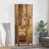 Highboard Montowane na ścianie Stare drewno 69,5 x 34 x 180 cm