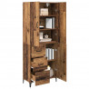 Highboard Montowane na ścianie Stare drewno 69,5 x 34 x 180 cm