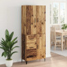 Highboard Montowane na ścianie Stare drewno 69,5 x 34 x 180 cm