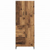 Highboard Montowane na ścianie Stare drewno 69,5 x 34 x 180 cm