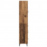 Highboard Montowane na ścianie Stare drewno 69,5 x 34 x 180 cm