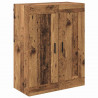 Highboard z szufladą 2 pcs Stare drewno Materiał drewnopochodny