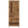Highboard z szufladą 2 pcs Stare drewno Materiał drewnopochodny