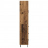 Highboard z szufladą 2 pcs Stare drewno Materiał drewnopochodny