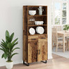 Highboard z szufladą Stare drewno 69,5 x 34 x 180 cm