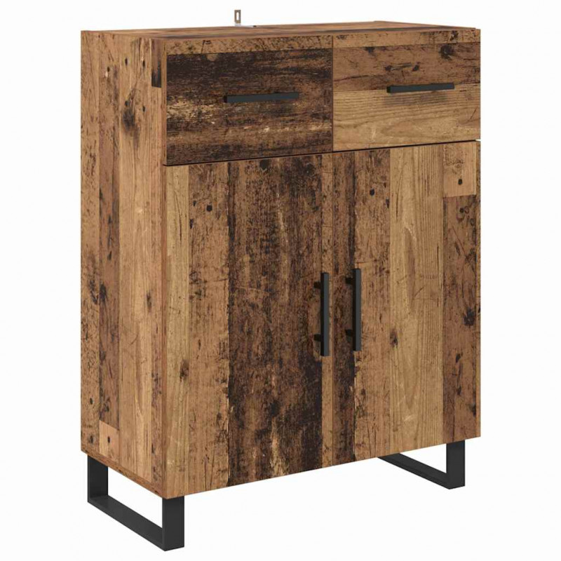Highboard z szufladą Stare drewno 69,5 x 34 x 180 cm