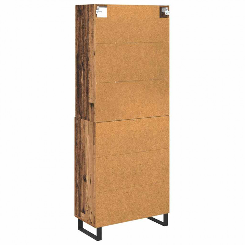 Highboard z szufladą Stare drewno 69,5 x 34 x 180 cm