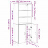 Highboard Stare drewno 69,5 x 32,5 x 180 cm