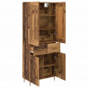 Highboard z szufladą Stare drewno 69,5 x 34 x 180 cm