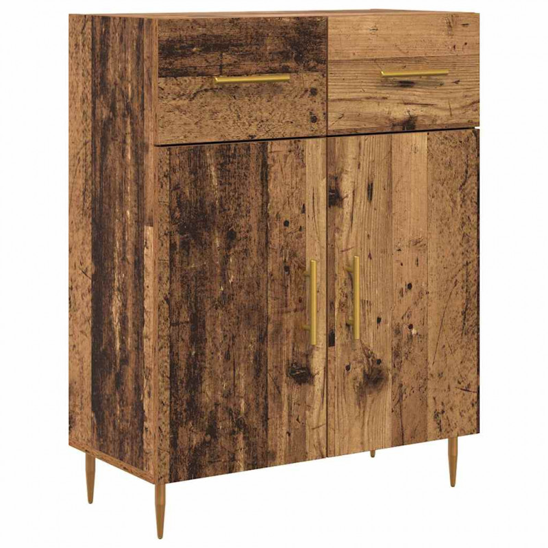 Highboard z szufladą Stare drewno 69,5 x 34 x 180 cm