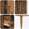 Highboard z szufladą Stare drewno 69,5 x 34 x 180 cm