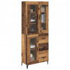 Highboard Montowane na ścianie Stare drewno 69,5 x 34 x 180 cm