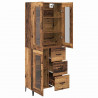 Highboard Montowane na ścianie Stare drewno 69,5 x 34 x 180 cm