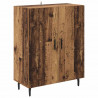Highboard 2 pcs Stare drewno Materiał drewnopochodny