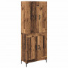 Highboard Montowane na ścianie Stare drewno 69,5 x 34 x 180 cm