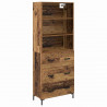 Highboard z szufladą Stare drewno 69,5 x 34 x 180 cm