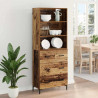 Highboard z szufladą Stare drewno 69,5 x 34 x 180 cm