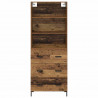 Highboard z szufladą Stare drewno 69,5 x 34 x 180 cm