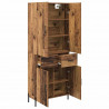 Highboard Montowane na ścianie Stare drewno 69,5 x 34 x 180 cm