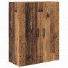 Highboard Montowane na ścianie Stare drewno 69,5 x 34 x 180 cm