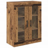 Highboard 2 pcs Stare drewno Materiał drewnopochodny