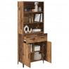 Highboard z szufladą Stare drewno 69,5 x 34 x 180 cm