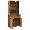 Highboard z szufladą Stare drewno 69,5 x 34 x 180 cm