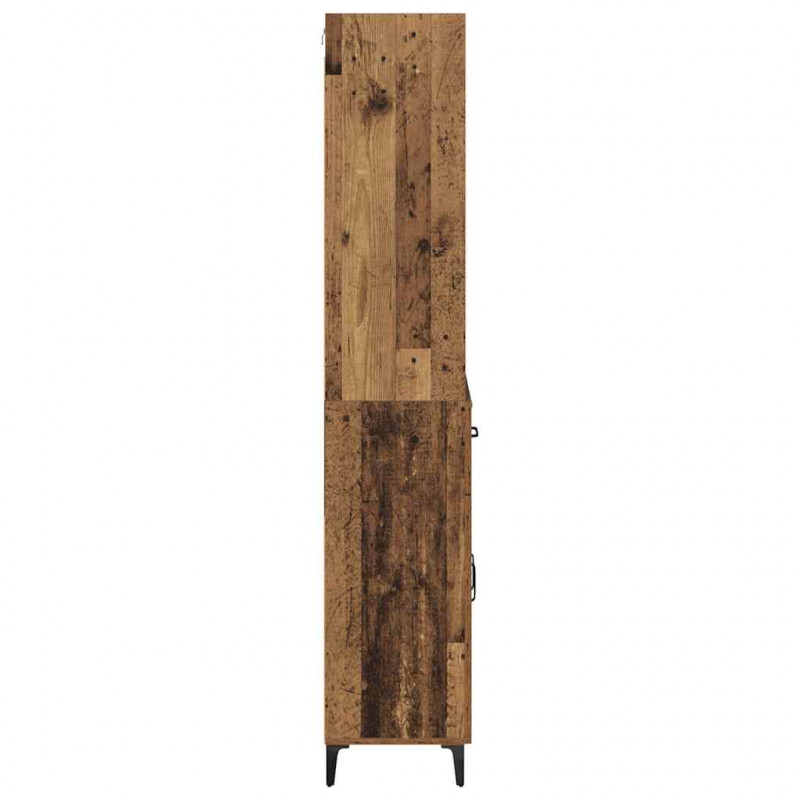 Highboard z szufladą Stare drewno 69,5 x 34 x 180 cm